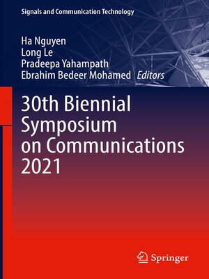 cover image of 30th Biennial Symposium on Communications 2021